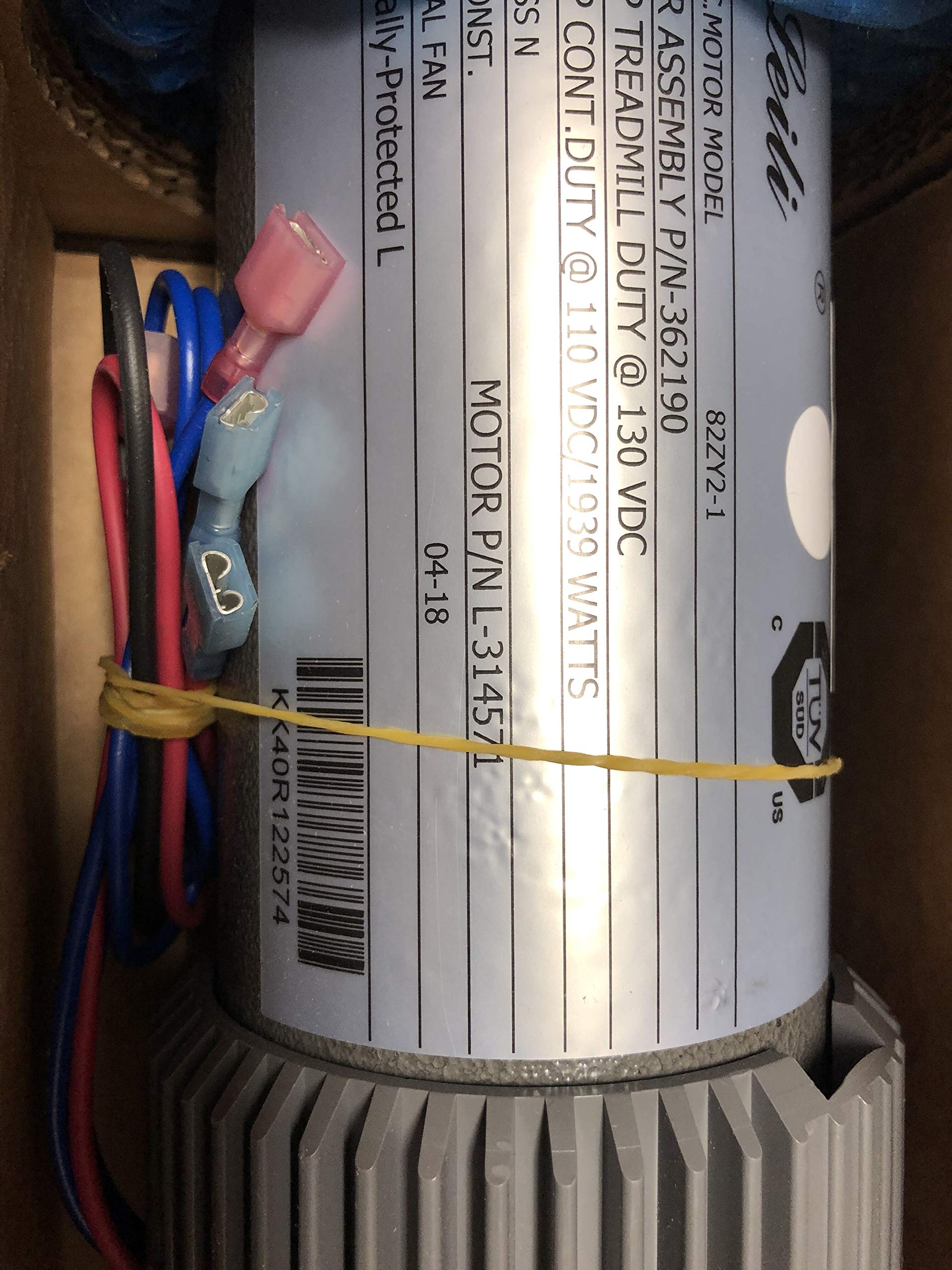 Amazon.com : H.F Exchange DC Drive Motor with Flywheel 130VDC